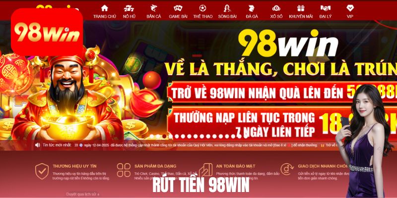 rút tiền 98win