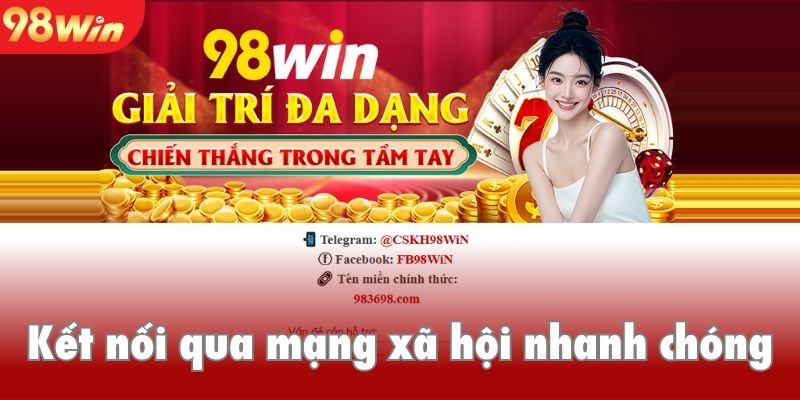 Kết nối qua mạng xã hội – đặc biệt là Telegram – nhanh chóng và bảo mật